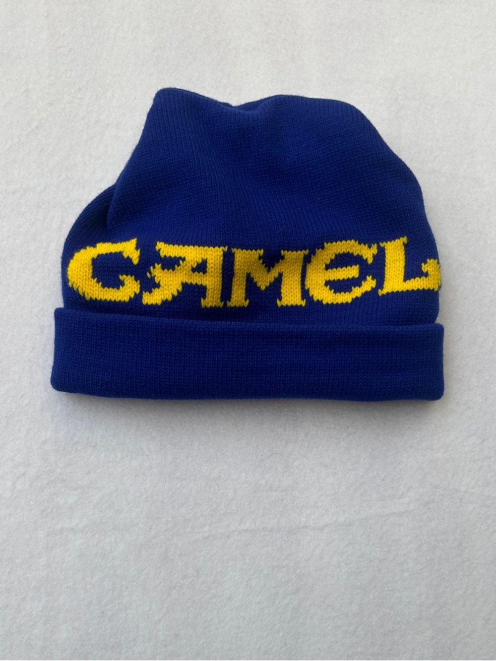 CAMEL Cigarettes Vivid Royal Blue Knit Beanie
